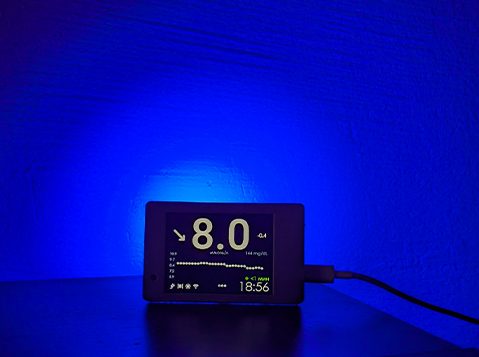 Цвета RGB для разных уровней глюкозы