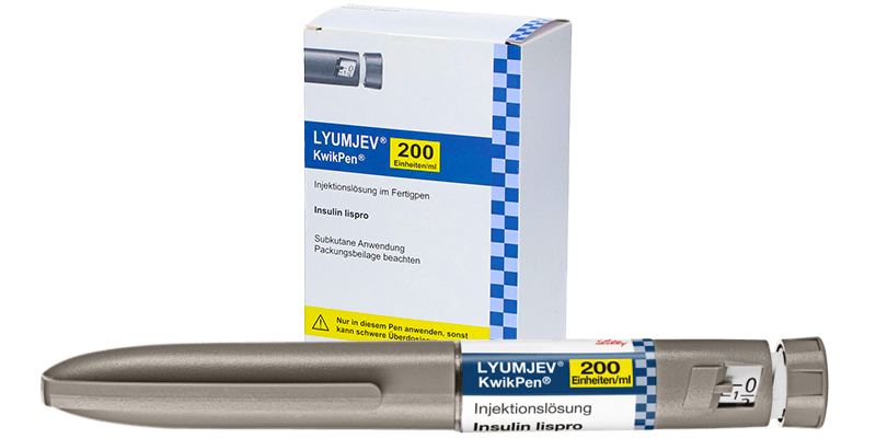 Инсулин Лумжев 200 (Lyumjev 200) - упаковка и картридж