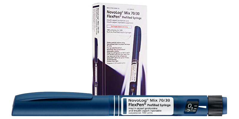 Инсулин Новолог Микс 70/30 - упаковка и FlexPen