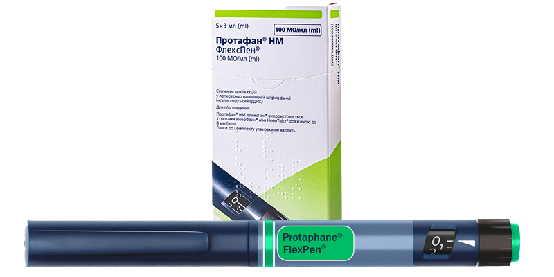Инсулин Протафан - упаковка и картридж